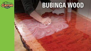 Howto get a Bubinga Board Piano Finish [upl. by Ahsatsan]