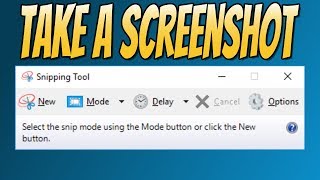 How To Use Windows 10 Snipping Tool Tutorial  Take Screenshots In Windows 10 Easy [upl. by Riva517]