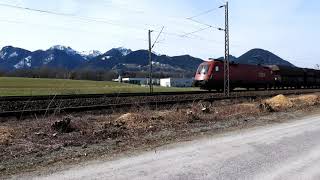 Bahnverkehr in inntal in 4K [upl. by Nyral]