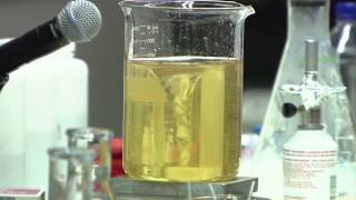 BriggsRauscher Reaction  MIT Chemistry Behind the Magic [upl. by Lyford341]