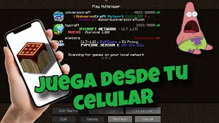 ✅️Como Jugar en SERVIDORES de MINECRAFT JAVA en ANDROID [upl. by Anorahs]