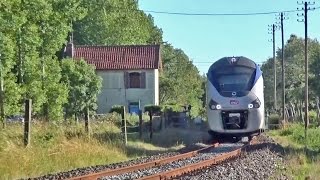 Passage dune rame Regiolis à Gouy le 17 juillet 2016 [upl. by Tempest]