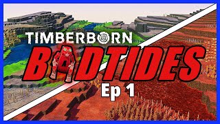 SURVIVING TOXIC HELL in Timberborn  BADTIDES Ep 1  Update 5 Hard Mode  Full Playthrough Series [upl. by Earezed]