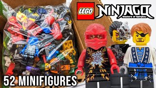 Expensive LEGO Mystery Box with 52 RARE Ninjago Minifigures Unboxing [upl. by Dielle321]