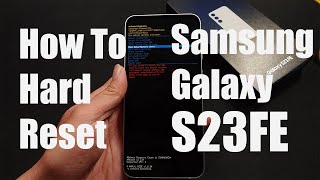 How To Hard Reset Samsung Galaxy S23FE [upl. by Shakti]