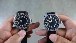 On the Wrist from off the Cuff Stowa – Flieger Verus 40 Modern Pilots Watch [upl. by Llerdnad]