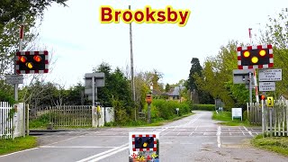 Brooksby Level Crossing Leicestershire [upl. by Yhtomit]