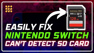 How To Fix Nintendo Switch Cant Detect SD Card  EASY SOLUTIONS [upl. by Noell]