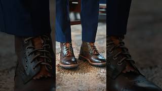 Trickers captoe stow boots with custom kilties mensfashion menswear workwear classicstyle [upl. by Omik]