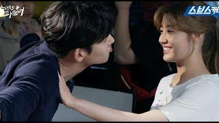 Ji Chang Wook amp Nam Ji Hyun JiJi Couple  Sweet moments BTS Part2 [upl. by Blinni]