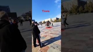 Sheshi skenderbe sot tiranasot shqipëria shqiperialive dance visitalbania [upl. by Nataline]