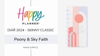 Diář 2024 Happy Planner  Peony amp Sky Faith [upl. by Venezia]