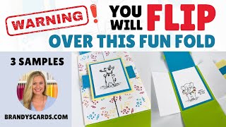 You Will Flip Over This Fun Fold Tutorial  Easy amp Impressive Gate Fold  From BrandysCards [upl. by Lubba]