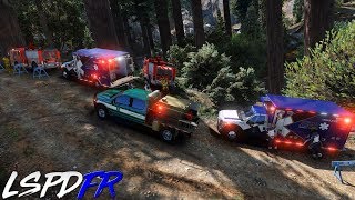 GTA 5 LSPDFR 244 ACCIDENTE AÉREO  PARK RANGER  TheAxelGamer [upl. by Oluap]