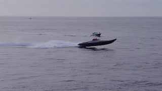 Powerboat race Portland Bill clip 2 [upl. by Nwahsem]