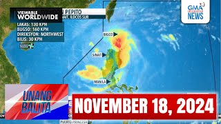 Unang Balita sa Unang Hirit NOVEMBER 18 2024 HD [upl. by Jo-Anne]