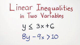 Linear Inequalities in Two Variables  Grade 8 Math [upl. by Sulakcin]