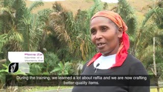 Sustainably sourced raffia improving local livelihoods in Madagascar [upl. by Snehpets480]