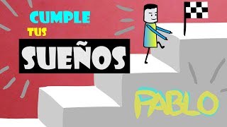 Como cumplir tus metas 👍 motivación Animación T1 Pablo450 [upl. by Burtis]