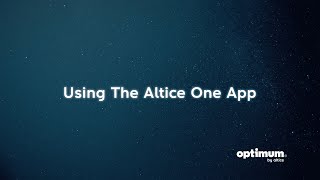 How To Altice One App [upl. by Coralyn883]