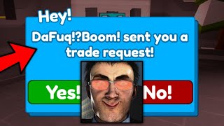 🚽 DaFuqBoom Sent Me A TRADE And It Happened 😱  Toilet Tower Defense Roblox [upl. by Cicely927]