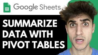 How to Summarize Data with Pivot Tables in Google Sheets [upl. by Nyrak]