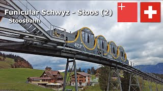 Funicular Schwyz  Stoos 2 October 2024 4K switzerland funicular stoos [upl. by Garda928]