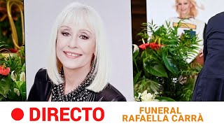 FUNERAL de RAFFAELLA CARRÀ en ROMA  RTVE Noticias [upl. by Stirling898]