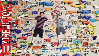 Saying Goodbye to the Old Nerf Arsenal Ethan and Cole Remember Nerf Blasters [upl. by Fezoj]