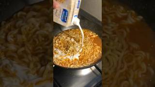 Cheese Buldak Noodles Craving shorts food [upl. by Mellen]