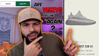 Yeezys Reselling Again Adidas Yeezy Boost 350 V2 Steel Grey Release Info [upl. by Wagshul]