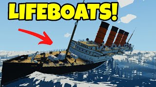 GIANT Sinking Ship Survival In Stormworks Multiplayer [upl. by Ivad84]