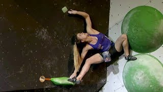 Shauna Coxsey 2017 Bouldering World Cups ALL BLOCS [upl. by Lyudmila906]