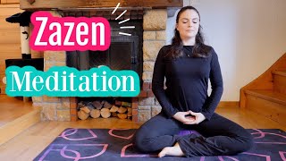 How to do zazen meditation  full instructions [upl. by Ardnuasak98]