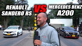 Sandero RS🆚A200 🔥Fullcars Drag Race cuarto de milla [upl. by Gorges852]