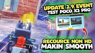 NASIB POCO X3 PRO AFTER UPDATE 29 PUBG MOBILE TEST GAMEPLAY RESOURCE NON HD [upl. by Ennaoj]