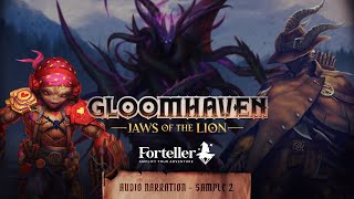 Gloomhaven Jaws of the Lion  Forteller Autio Narration  Sample 2 [upl. by Marice]