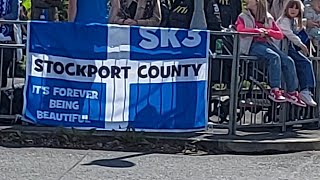 Stockport county champions parade 2024 [upl. by Hsetirp]