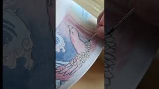 How to Paint with Underglaze Color on Pottery tutorial ceramics painting pottery clay [upl. by Hpeseoj903]