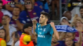 Marco Asensio vs Barcelona Spanish Super Cup 13082017 HD 1080i by Asensio20™ [upl. by Belda]