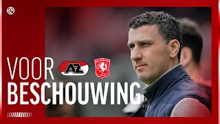 Martens Kijken omhoog en gaan vol voor de winst  Voorbeschouwing AZ  FC Twente [upl. by Noffets309]