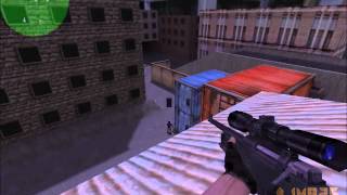 Counter Strike 16  ¡A Francotirador  4 Rondas  Assault [upl. by Labinnah]