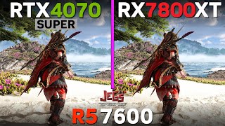 RX 7800 XT vs RTX 4070 Super  Ryzen 5 7600  Tested in 15 games [upl. by Anesuza]