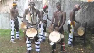 Sayon Camara Drumming Yankadi [upl. by Margy879]