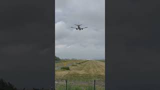 Brasov Airport Landing Boeing 737 Flying In From Antalya [upl. by Leksehcey]