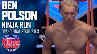 Ben Polsons cool calm and collected Grand Final run  Australian Ninja Warrior 2020 [upl. by Schlicher]