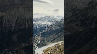 Furka pass 🇨🇭👈 switzerland inlovewithswitzerland jamesbond goldfinger videouploaded [upl. by Aridan609]