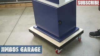 Rikon Bandsaw Cart Build  Jimbos Garage [upl. by Atoel]