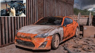 Rebuilding TOYOTA GT86 900HP  Forza Horizon 5  Thrustmaster T300RS gameplay [upl. by Dnalro383]