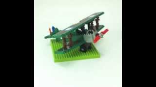 nanoblock Sopwith Camel F1 Biplane Fighter [upl. by Relyuhcs]